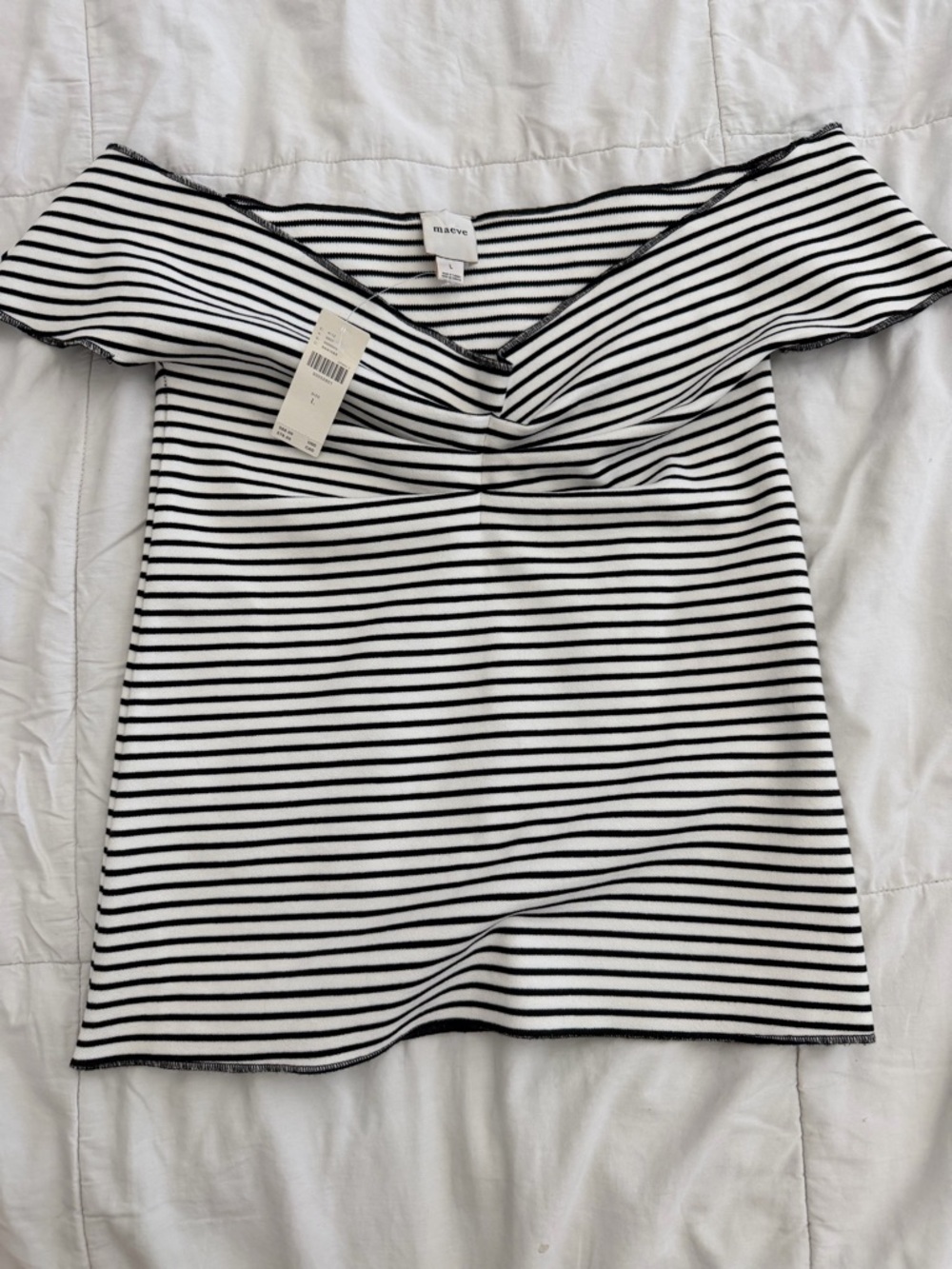 NWT Maeve Off-The-Shoulder Top